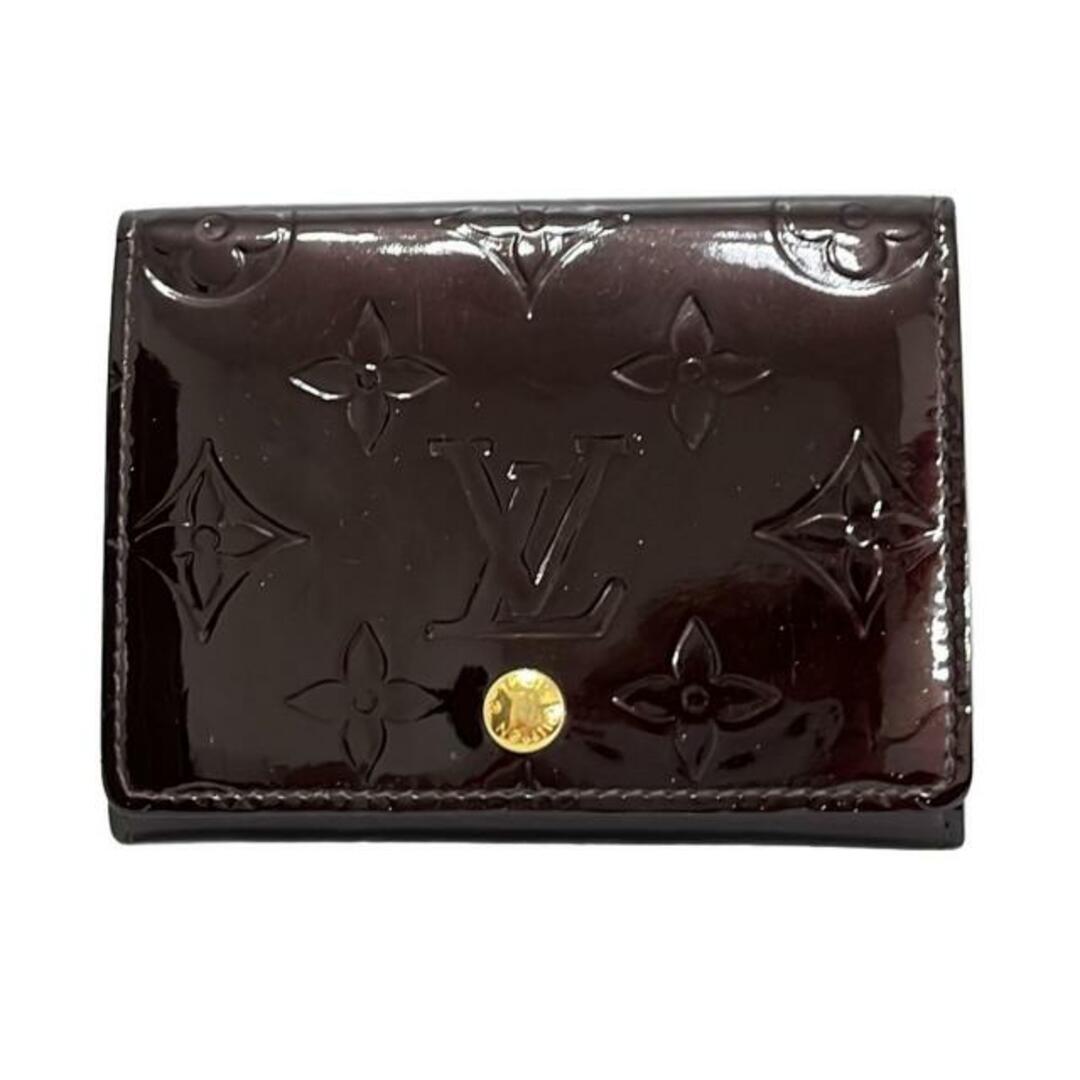 極美品✨ルイヴィトン ヴェルニ 名刺カード入れ ヴィジット アマラント