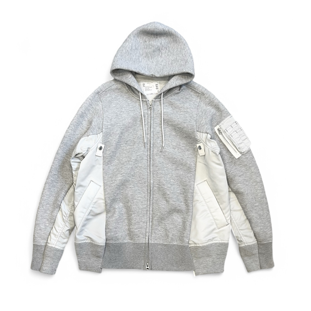 sacai - SACAI Sponge Sweat X Ma-1 Zip Up Hoodieの通販 by BUNECT
