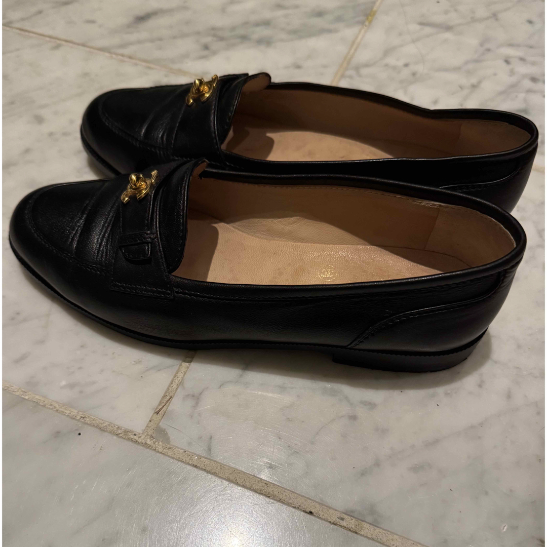 CHANEL - CHANEL シャネル ターンロック ローファー 靴 37レディース美