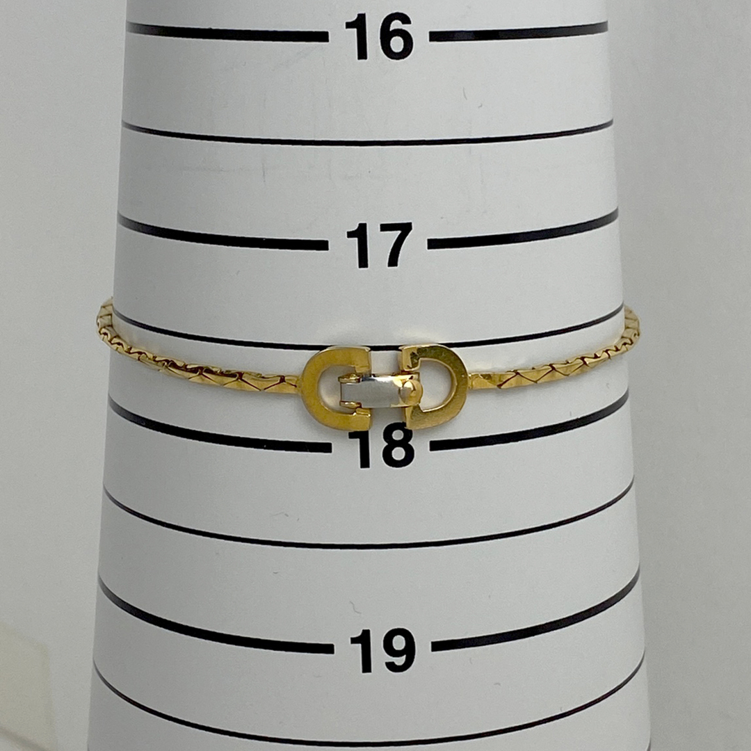 クリスチャンディオール ラインストーン バングル GP ラインストーン