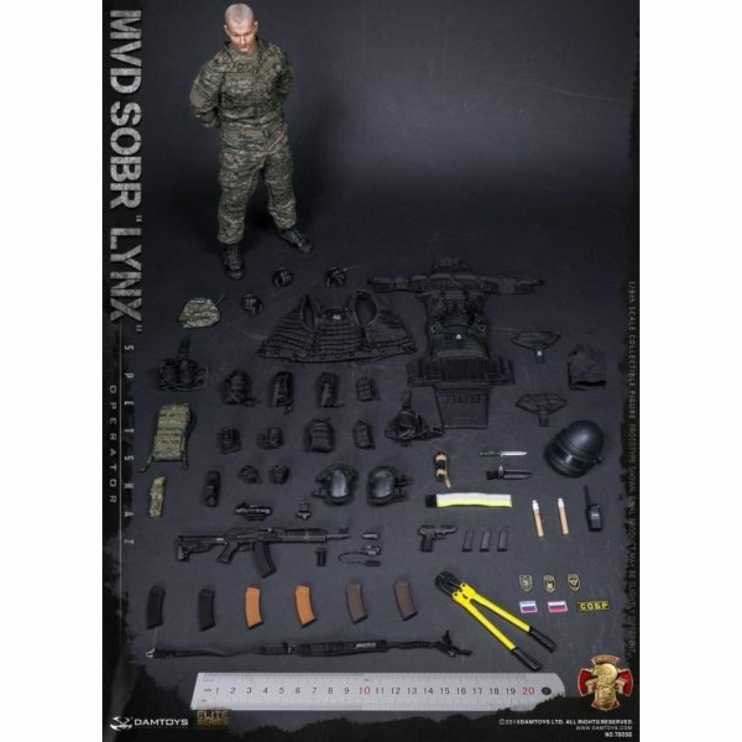 DAMTOYS 78058 ロシア内務省(MVD) 特殊部隊 SOBR LYNXの通販 by ピリピ