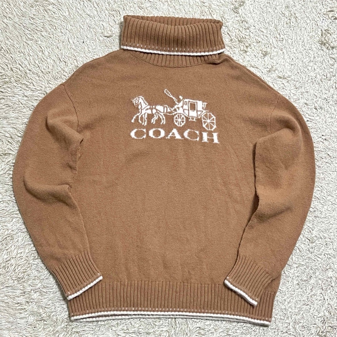 COACH - コーチ カシミヤ混 オーバーサイズド タートルネック ニット