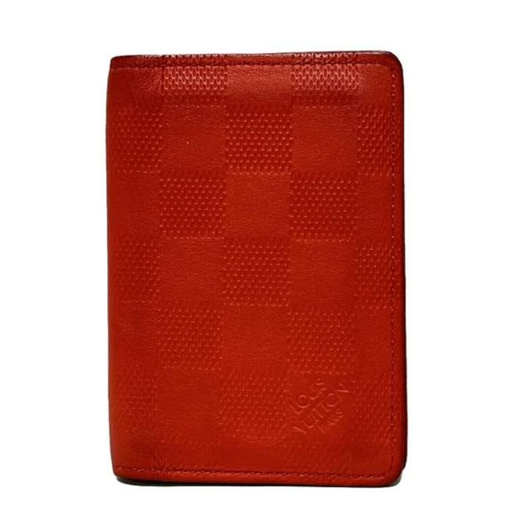 LOUIS VUITTON ダミエ名刺入れ＊イニシャル入り ルイヴィトン ダミエ