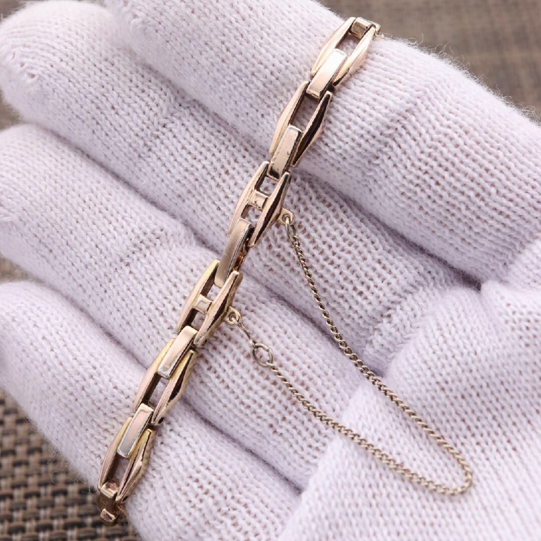 agete - 正規品【新品電池】agete ヘキサゴン/動作品 ピンクゴールド