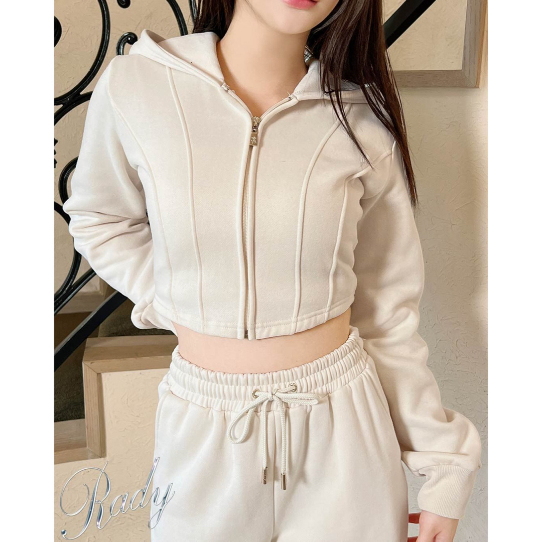 Rady - 新品タグ Rady コルセットセトア バニラホワイト M パーカー