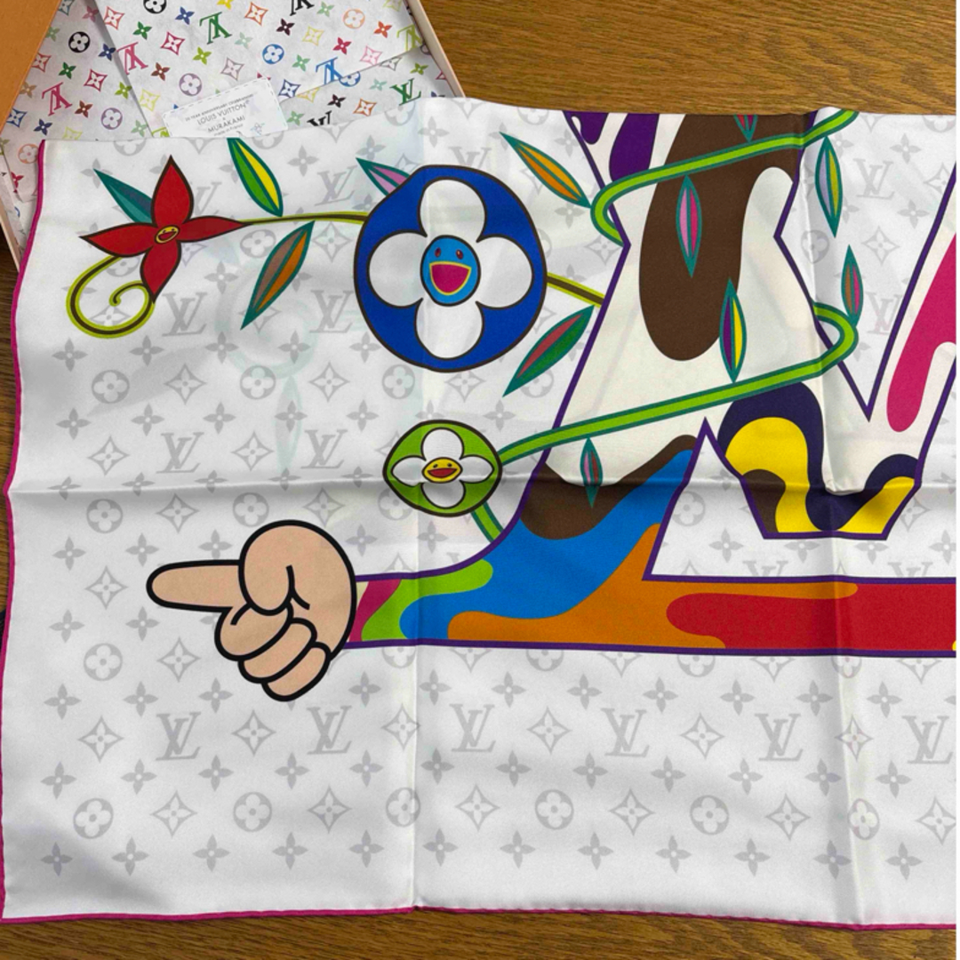 LOUIS VUITTON - ルイヴィトン 村上隆 スカーフの通販 by 汰瑯360