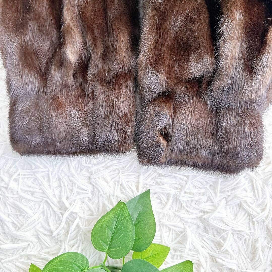 GIVENCHY - 高級 ジバンシー サガミンク 毛皮 ミンク ダークブラウン