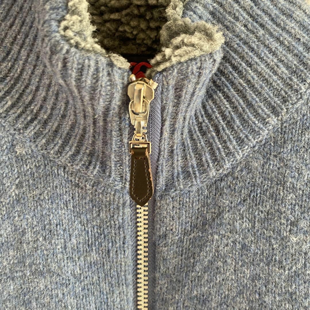 CANTERBURY - Canterbury ニットジャケット ジップアップ Mメンズ 青系