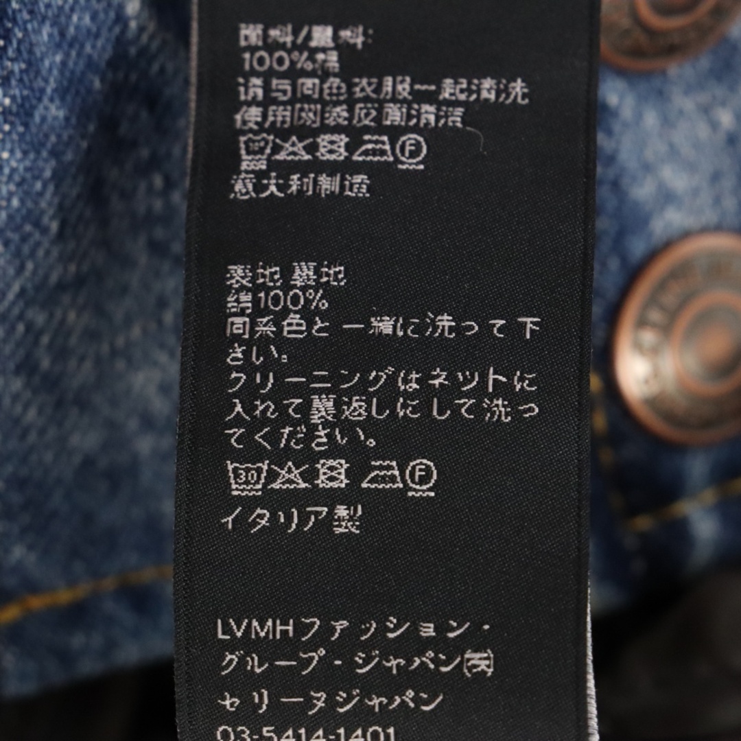 CELINE - CELINE セリーヌ ルーズ テディ レザー切り替え ロゴパッチ