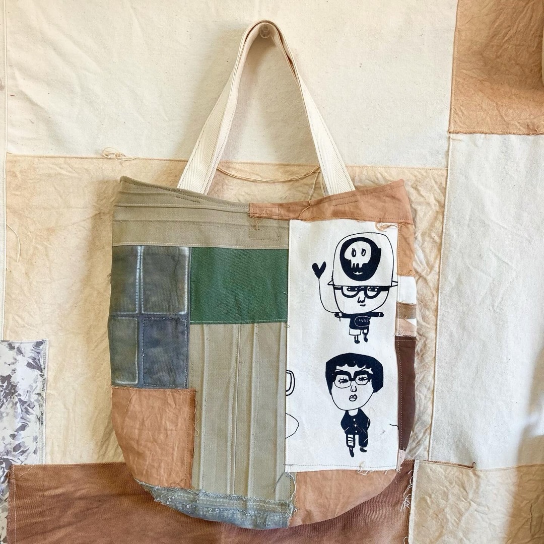 ハンドメイド パッチワークバックの通販 by KENZO ART FACTORY｜ラクマ