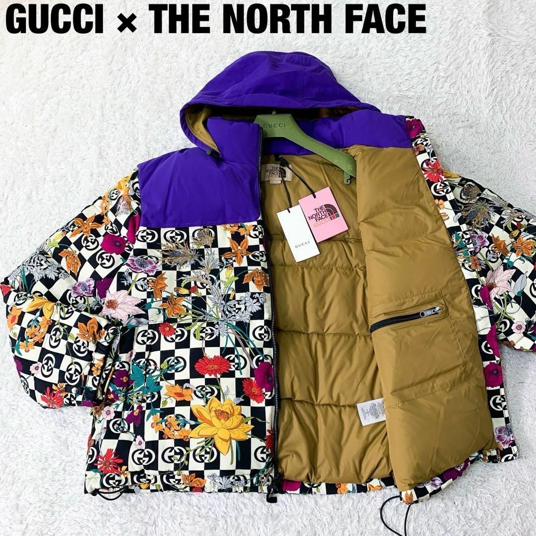 GUCCI - 新品未使用 タグ付き GUCCI THE NORTH FACE ダウンジャケット
