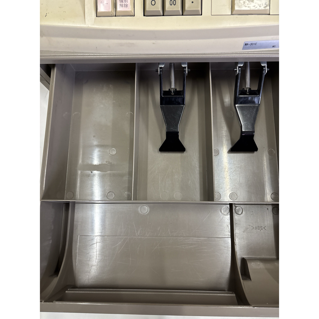 ☆ 美品 東芝テック MA-301 美品 TEC MA-301 レジ 白 通電確認