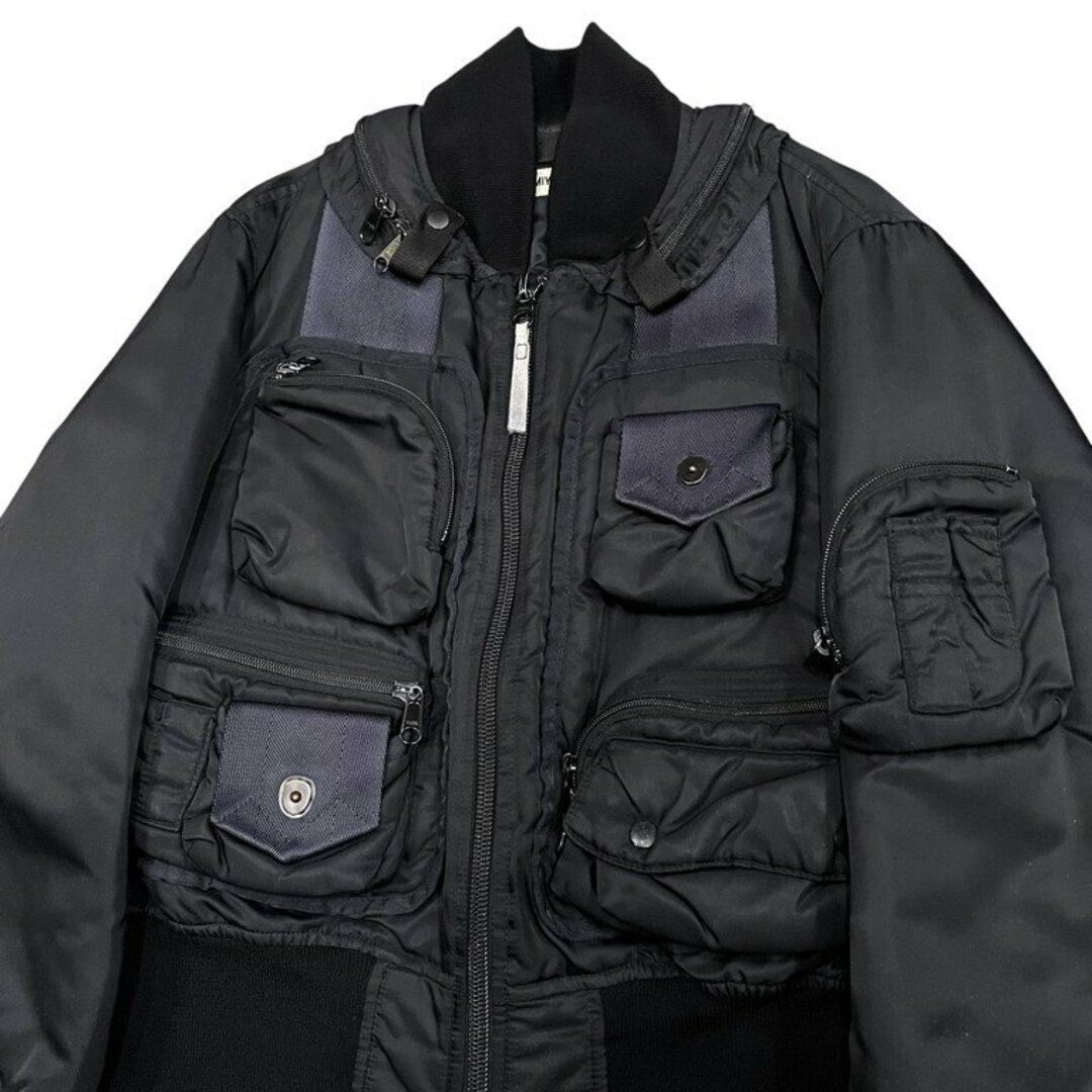 ISSEY MIYAKE MEN - ISSEY MIYAKE MEN 96AW PARACHUTE CARGO BOMBER