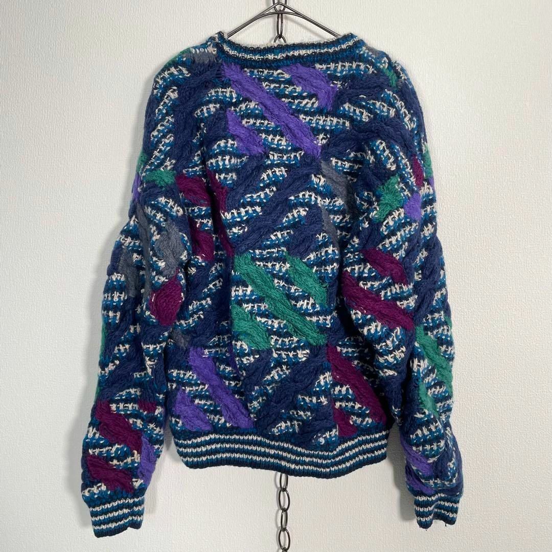 ALEXANDER JULIAN - 70s 希少タグ ALEXANDER JULIAN 3D ハンドニット