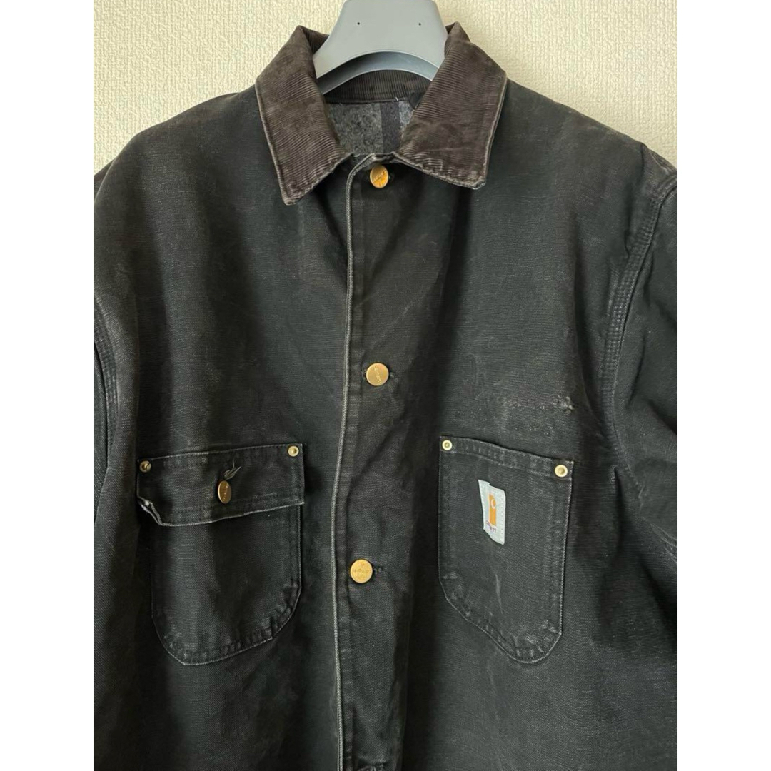 carhartt - USA製 Carhartt チョアコート ジャケット L - XL Blackの