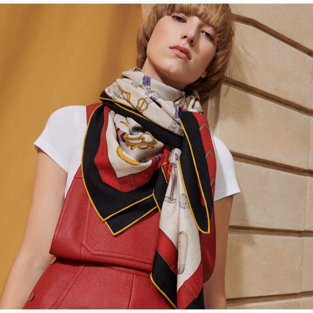 HERMES - エルメス カレジェアン 《シュヴォー・デシェネ》140の通販