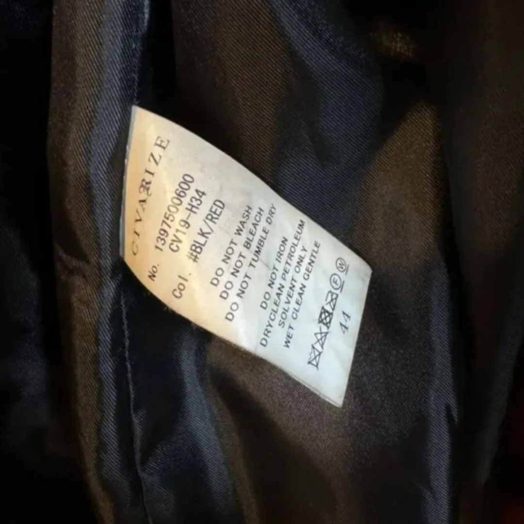 CIVARIZE - ◎CIVARIZE トレンチコート 赤黒チェック size44 シヴァー