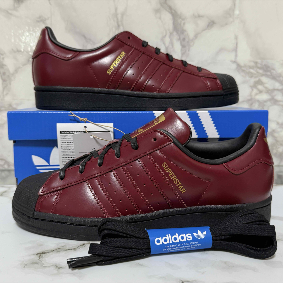 adidas - 新品 未使用 adidas アディダス SUPERSTAR スーパースター 赤