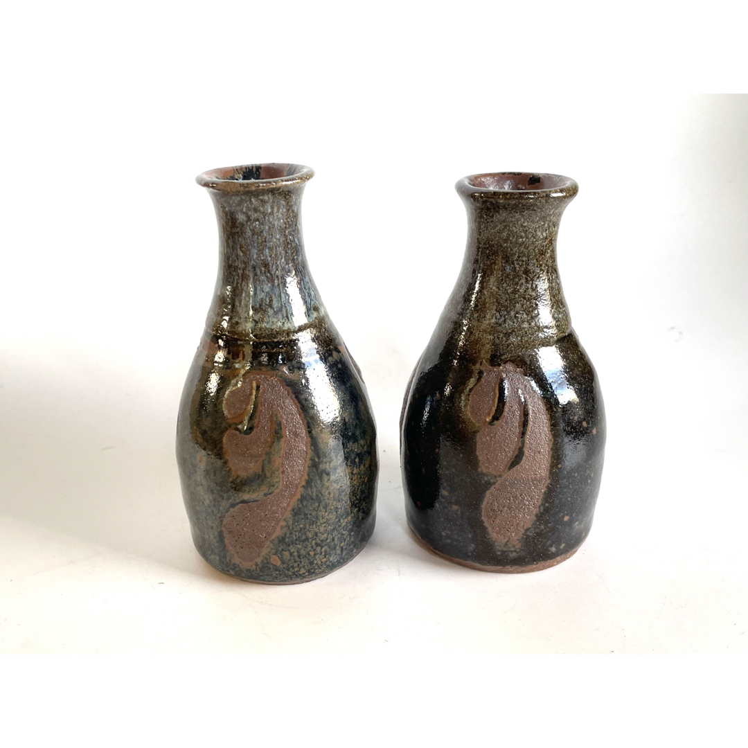 人間国宝 濱田庄司 浜田庄司 酒器 壱組 徳利 ぐい呑 酒盃 Amazon.co.jp