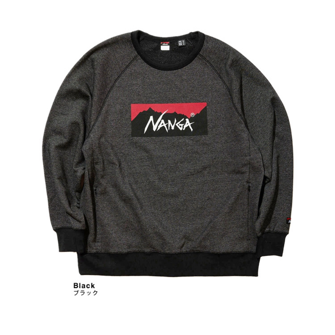 NANGA - NANGA ナンガ ボックスロゴスエットシャツ ブラック Mの通販