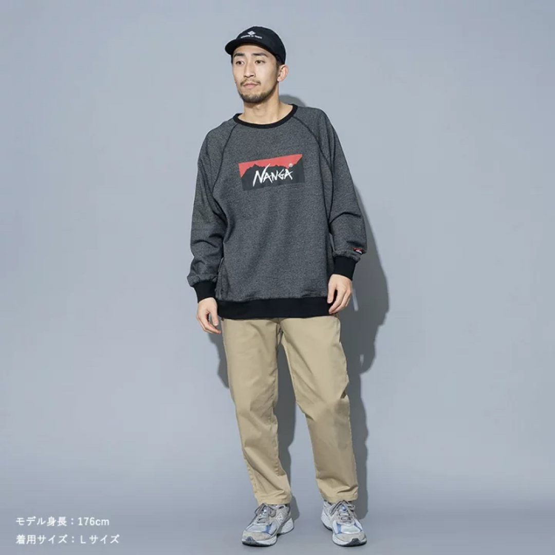 NANGA - NANGA ナンガ ボックスロゴスエットシャツ ブラック Lの通販