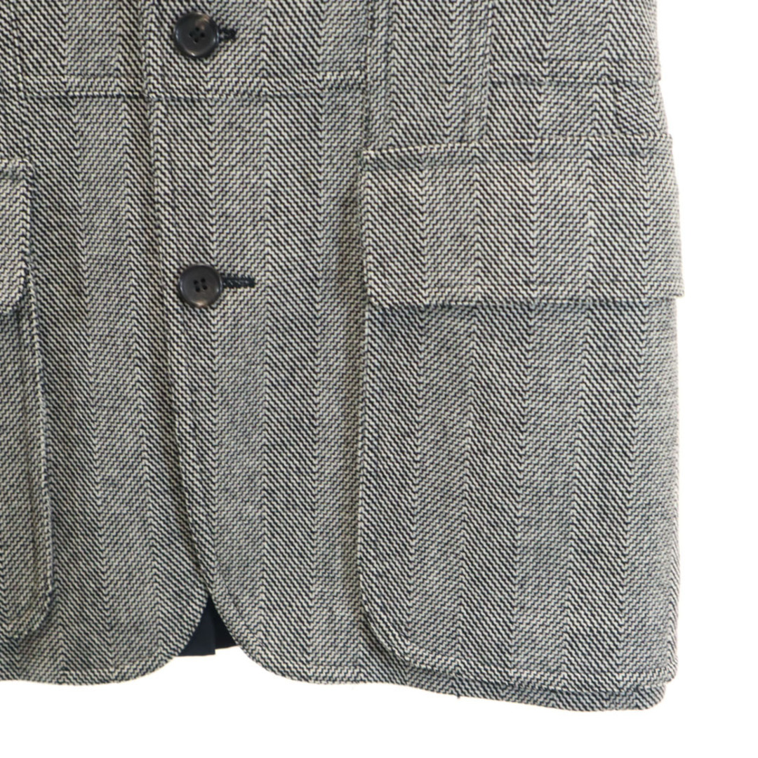 GUCCI - 古着 GUCCI グッチ イタリア製 ウールブレンド ヘリンボーン
