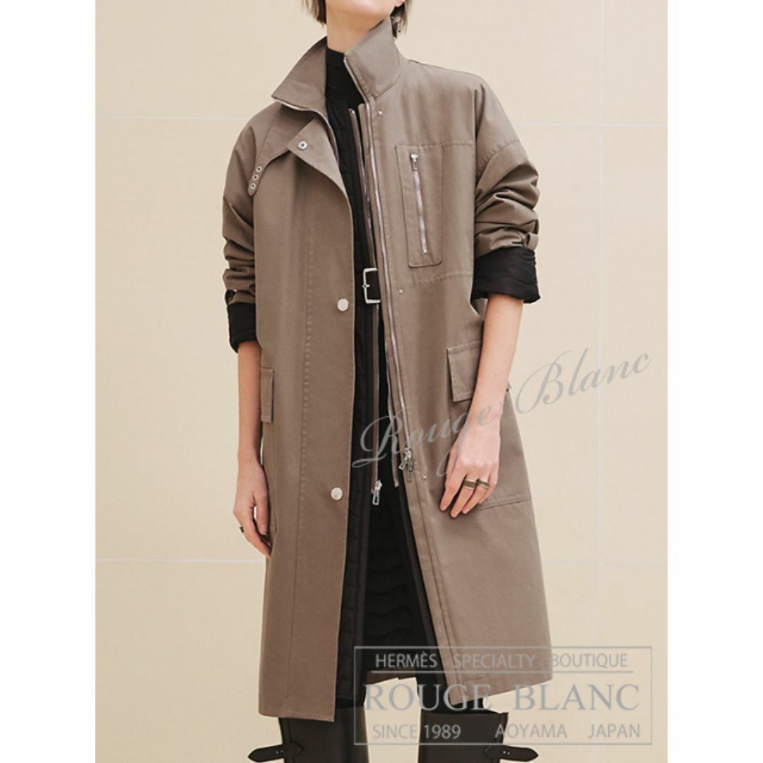 HERMES - エルメス 2024 A/W 国内定価1,496,000円 トレンチコート 2WAY