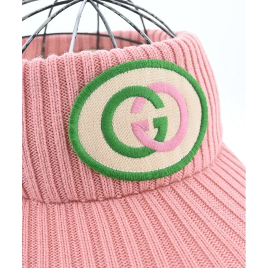 GUCCI ベレー帽 56cm S ピンク GUCCI ベレー帽 56cm S ピンク