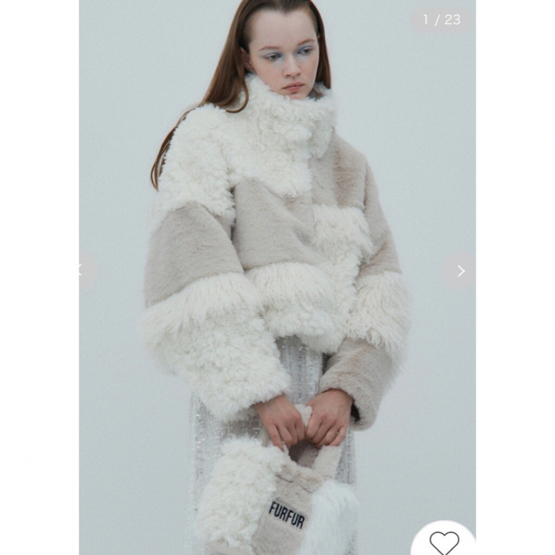 fur fur - 新品タグ付◉ FURFUR リバーシブルエコファーブルゾンの通販