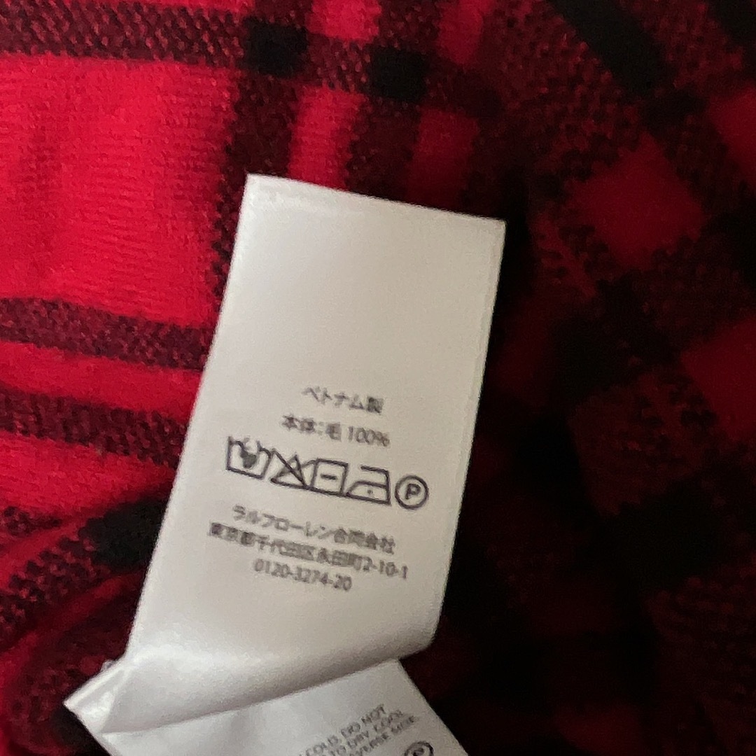 POLO RALPH LAUREN - ラルフローレン チェックウールラップスカート