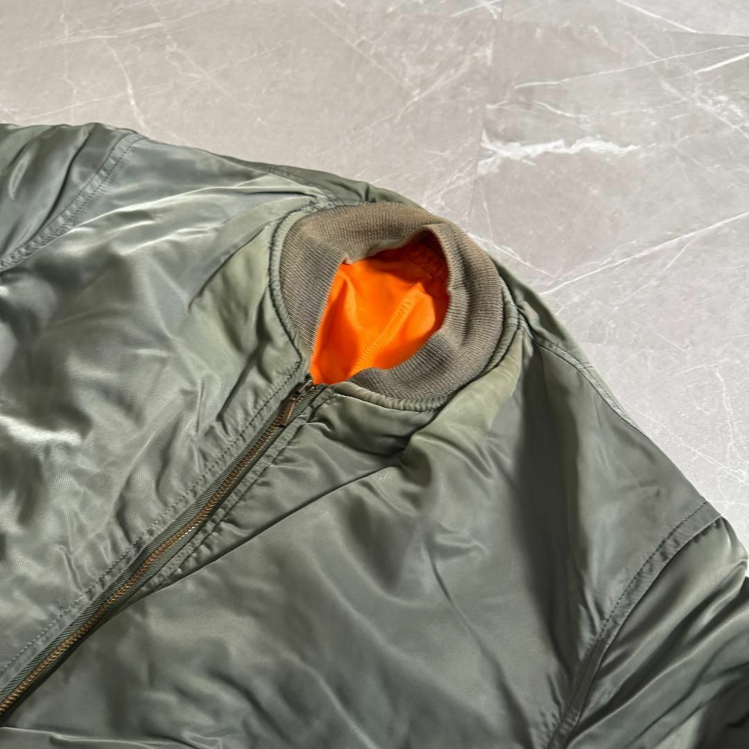 ALPHA INDUSTRIES - 希少 アルファ MA-1 68年復刻 USA製 Mサイズ