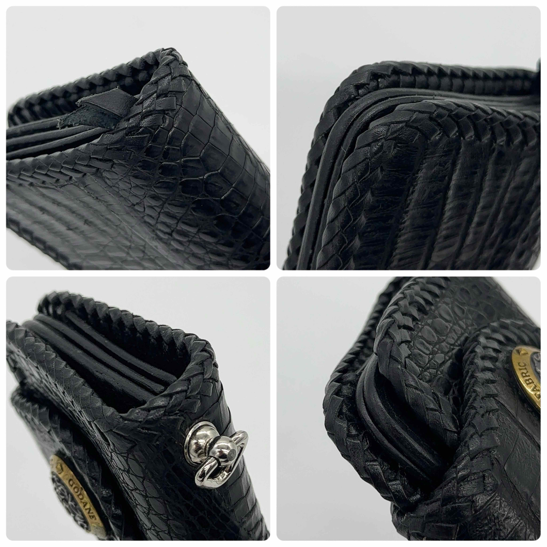 GODANE - 【希少+美品】GODANE ゴダン クロコダイル バイカーズ