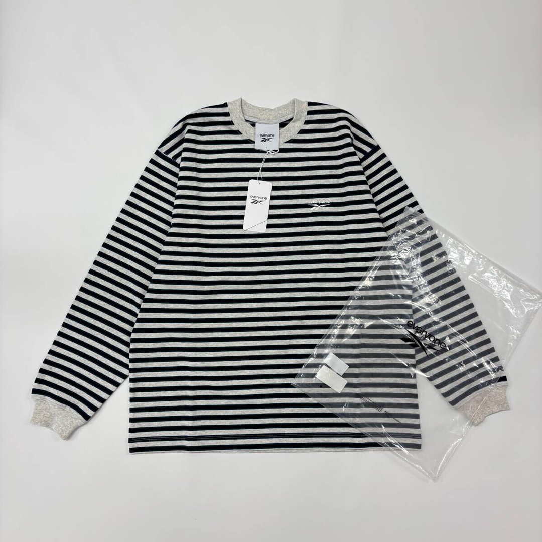 25ss 2025 新品 REEBOK everyone ボーダー ロンT Lの通販 by ちーさん