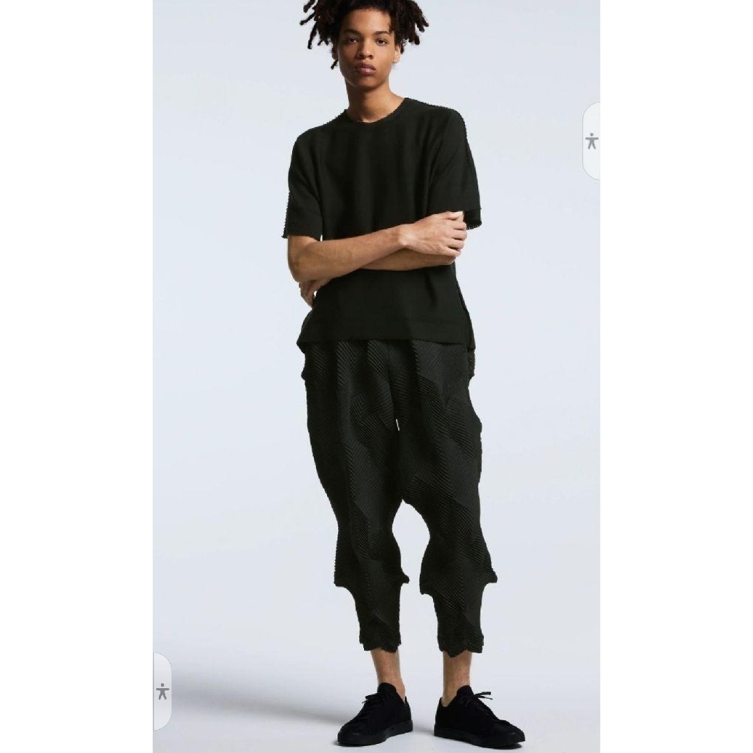 美品 ISSEY MIYAKE イッセイミヤケ スチーム サルエルパンツ