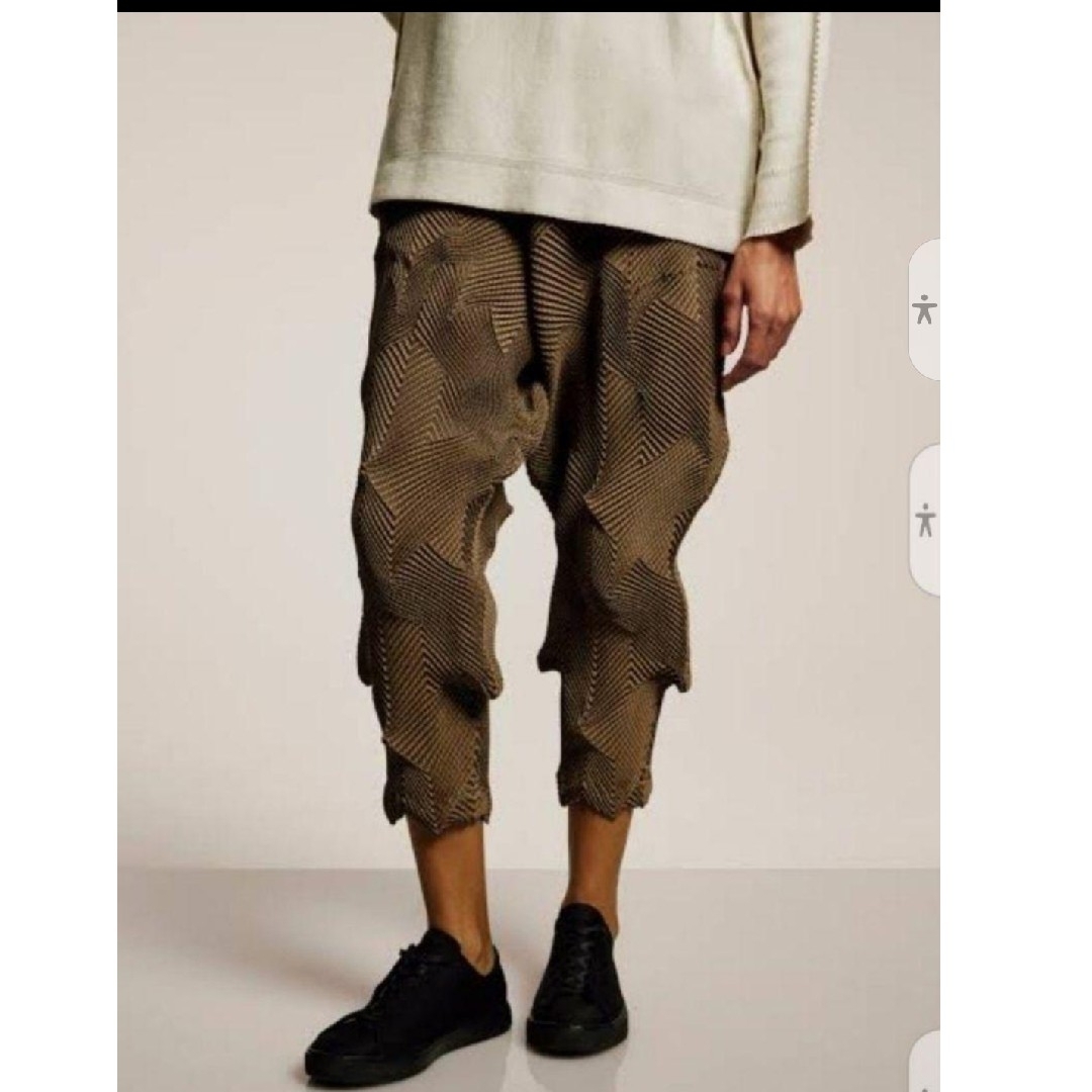 美品 ISSEY MIYAKE イッセイミヤケ スチーム サルエルパンツ