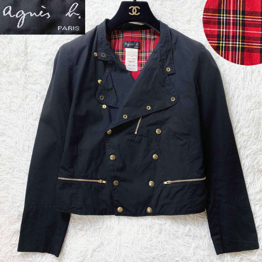 ZARA TRF ブラック ダブル ミリタリナポレオンジャケット サイズ L