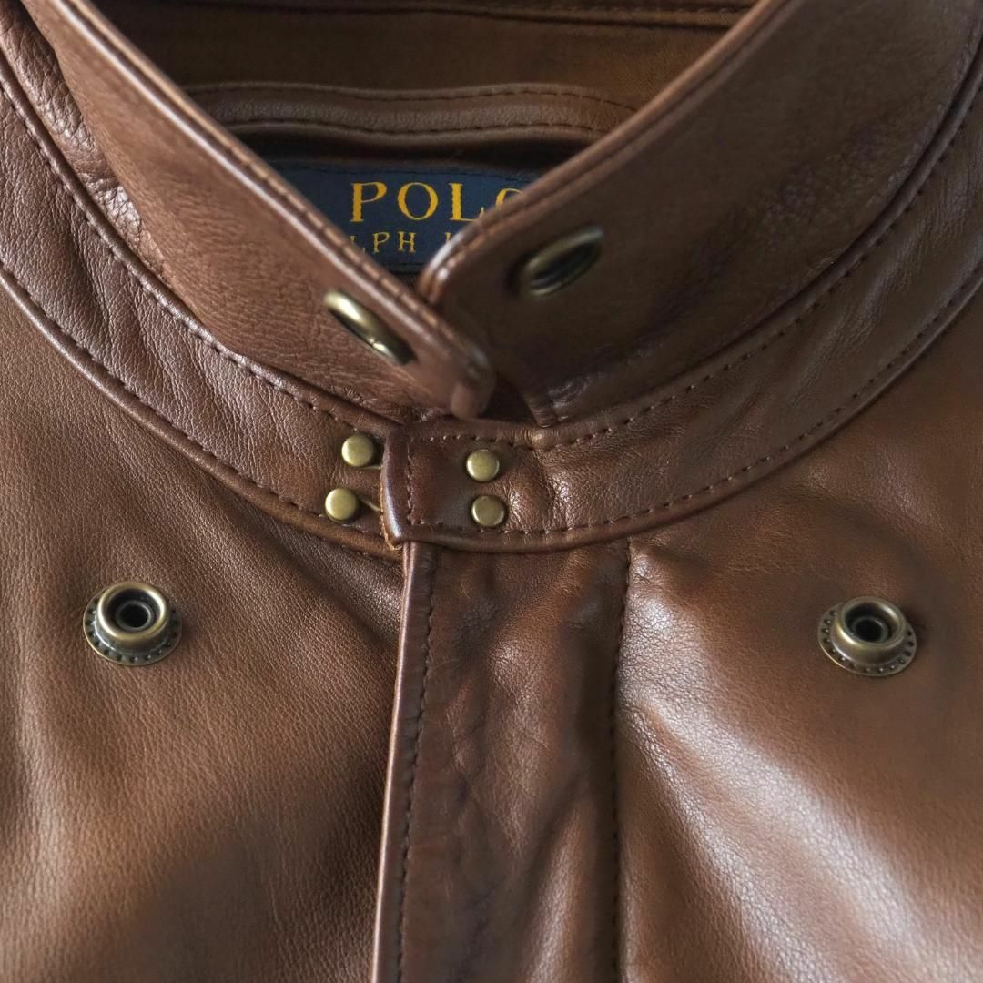 POLO RALPH LAUREN - ラルフローレン 極美品 A-2 レザージャケット 本