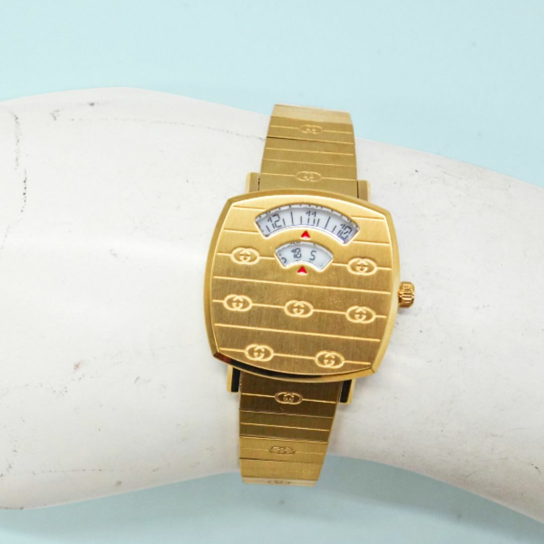 GUCCI - GUCCI GRIP グッチ グリップ メンズ 38mm クオーツ 腕時計