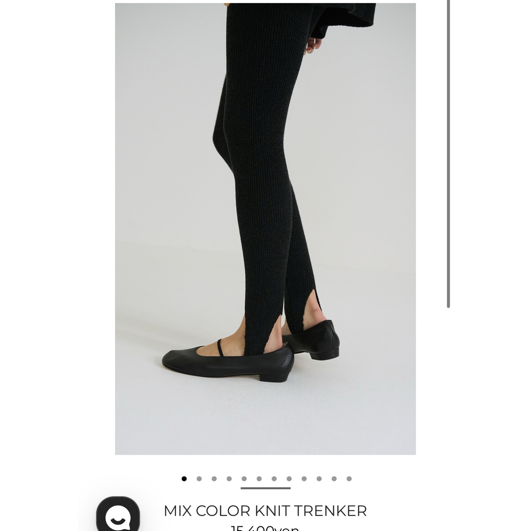 CLANE - CLANE MIX COLOR KNIT TRENKERの通販 by このみ｜クラネならラクマ