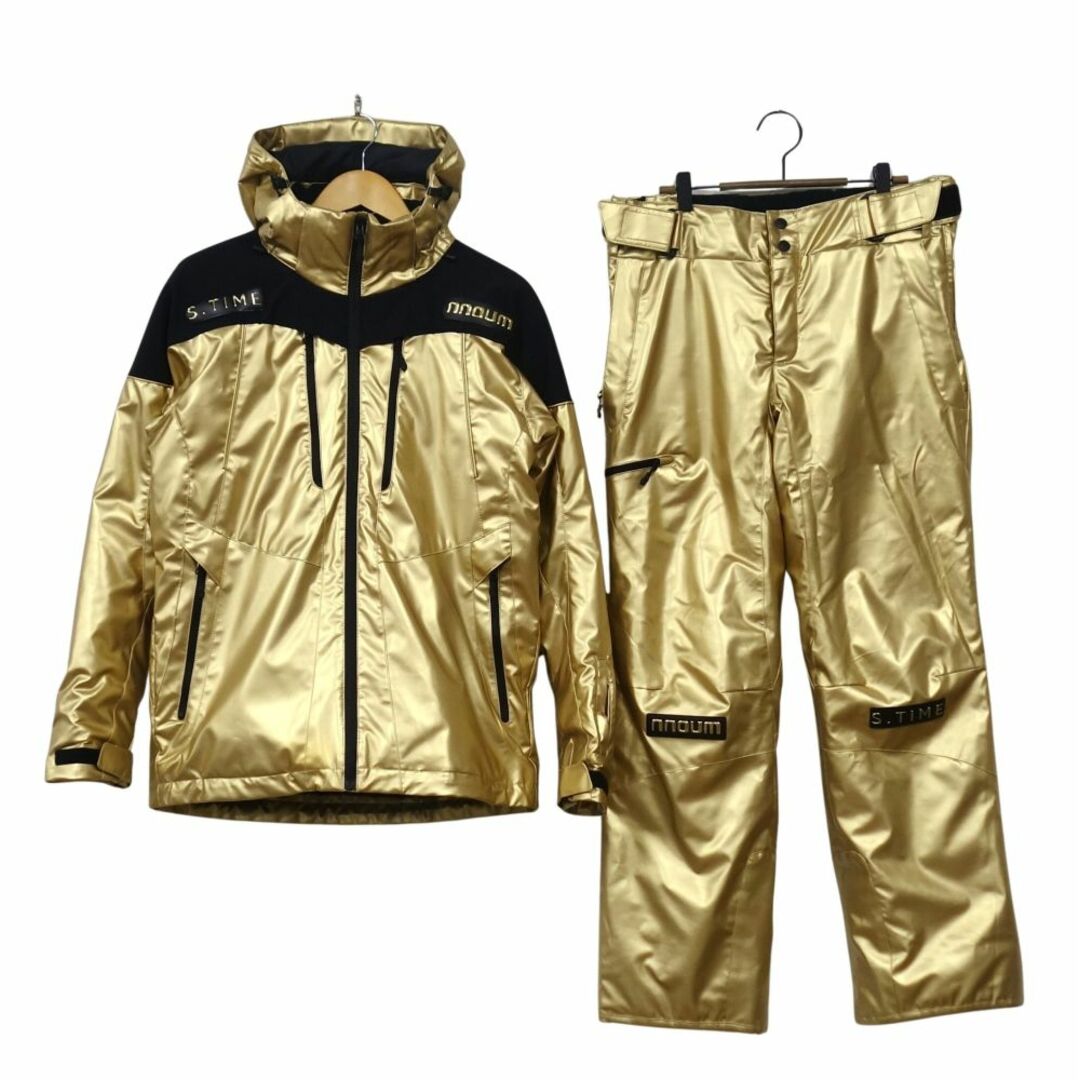 極美品 エスタイム ノアム S.TIME NNOUM コラボ ゴールド スキーウェア