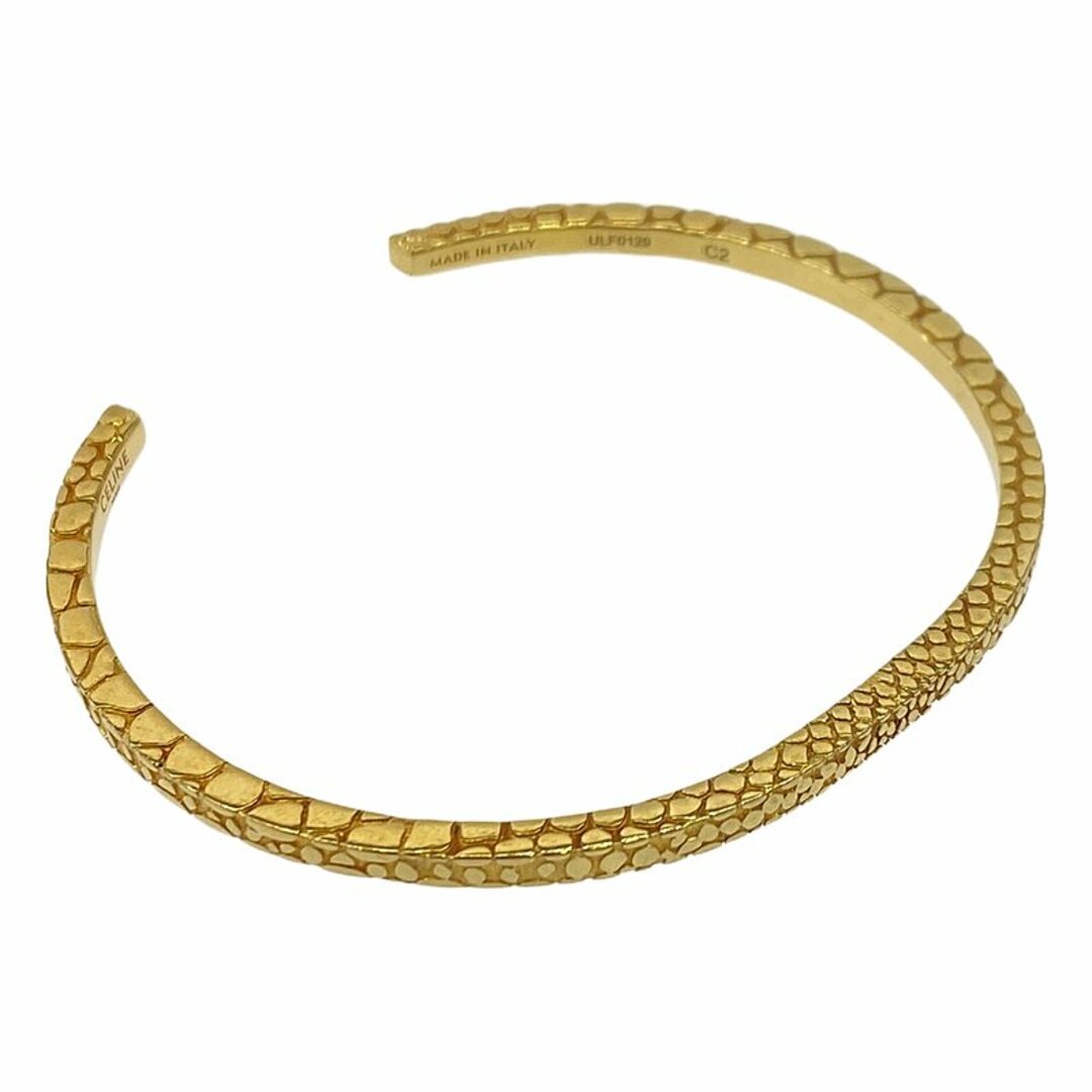 CELINE - CELINE / セリーヌ | クロコエンボス バングル | ゴールド