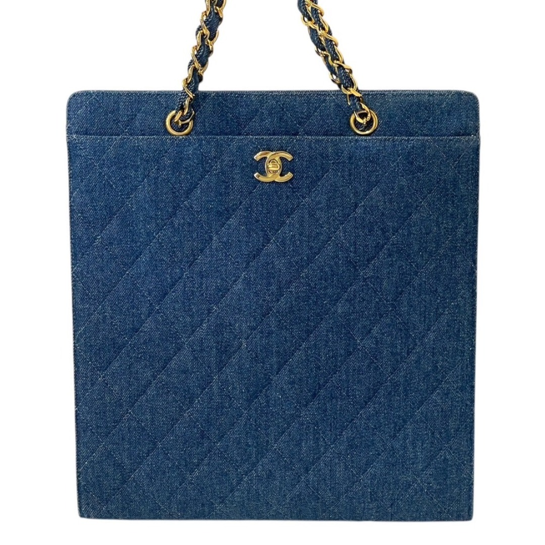 CHANEL - CHANEL シャネル チェーントートバッグ 5番台 デニム