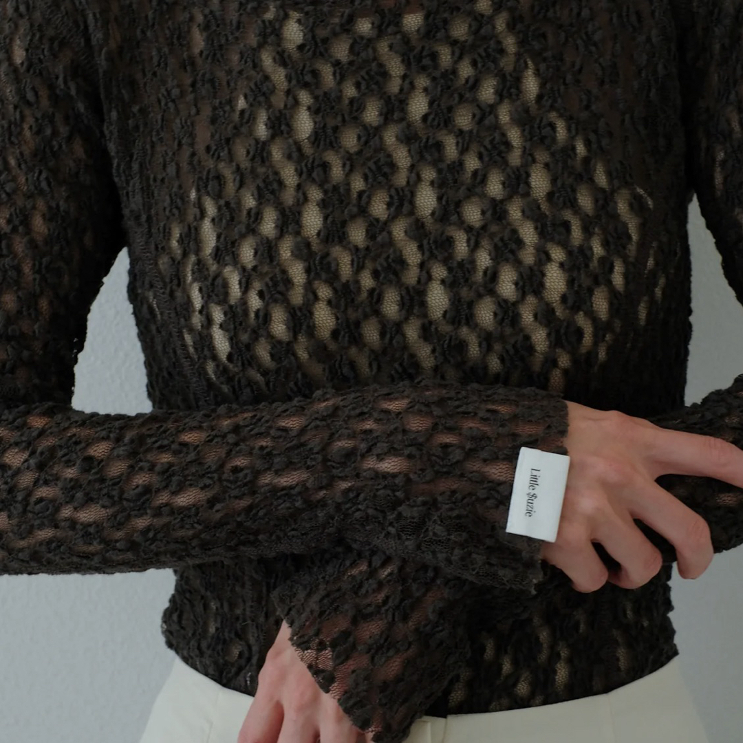 little $uzie - littlesuzie ORGANIC SHRINK LACE 2WAY の通販 by my