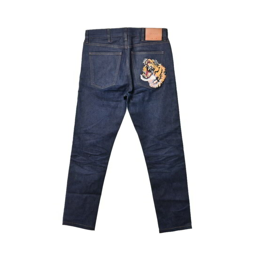 GUCCI - GUCCI コットン タイガーパッチ デニム パンツの通販 by CYCLE