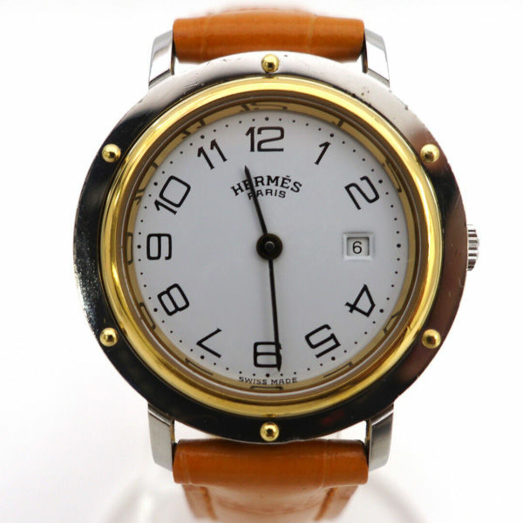HERMES - HERMES / エルメス ◇クリッパー デイト ボーイズ 腕時計