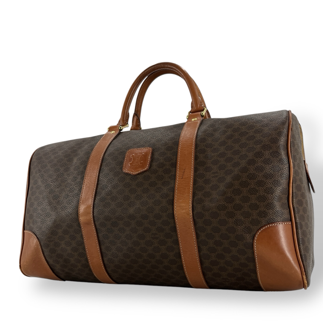 CELINE - オールド セリーヌ ボストンバッグ 旅行カバン マカダム柄