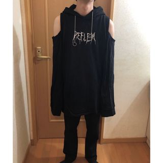 REFLEM - DimMoire ディムモアール ZIP ネクタイ シャツ ブラックの