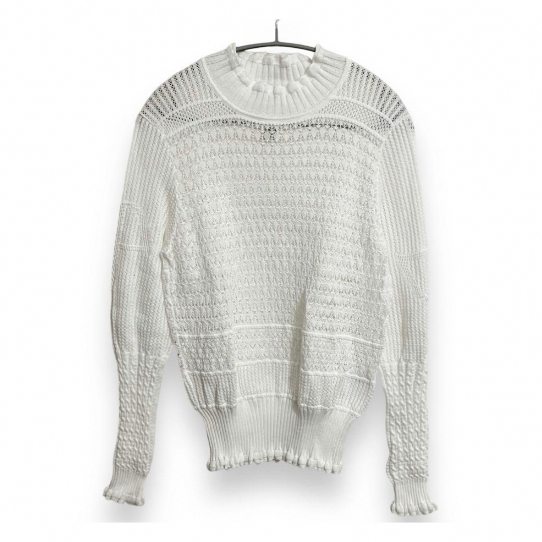 パトゥPATOU ホワイト編み込み