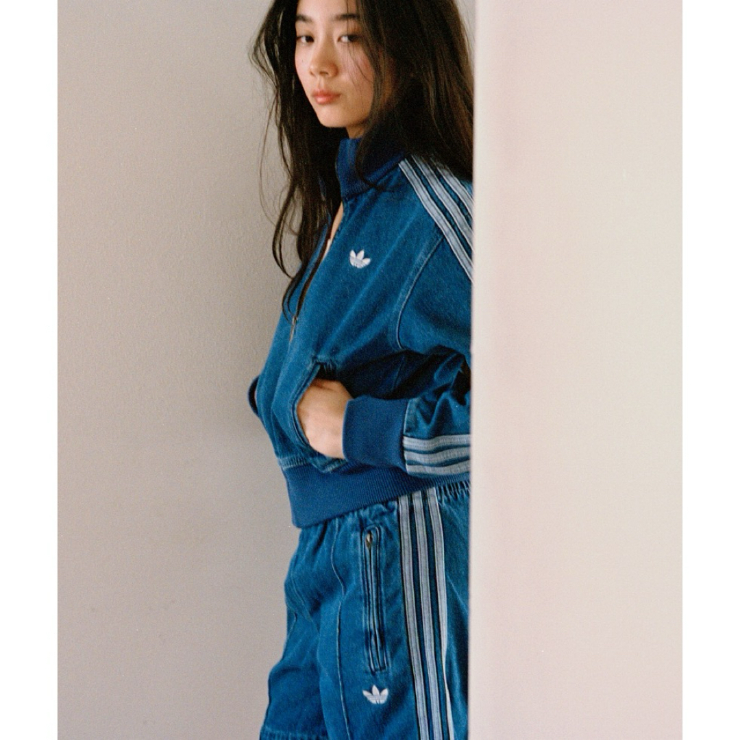 adidas - 値下げ中⭕️アディカラー デニム トラックトップの通販 by