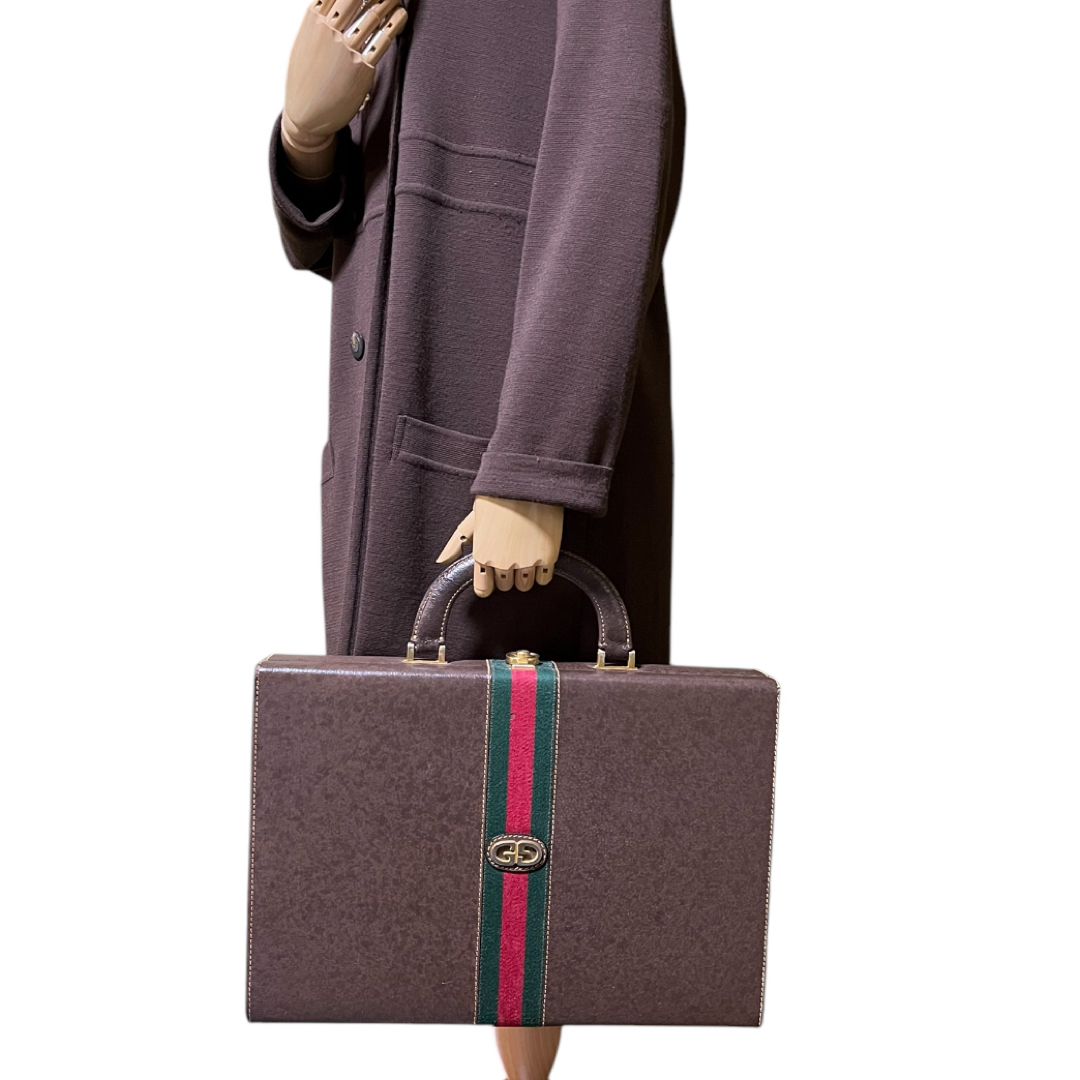 GUCCI - ［美品］☆GUCCI グッチ Vintage トランク シェリーライン の